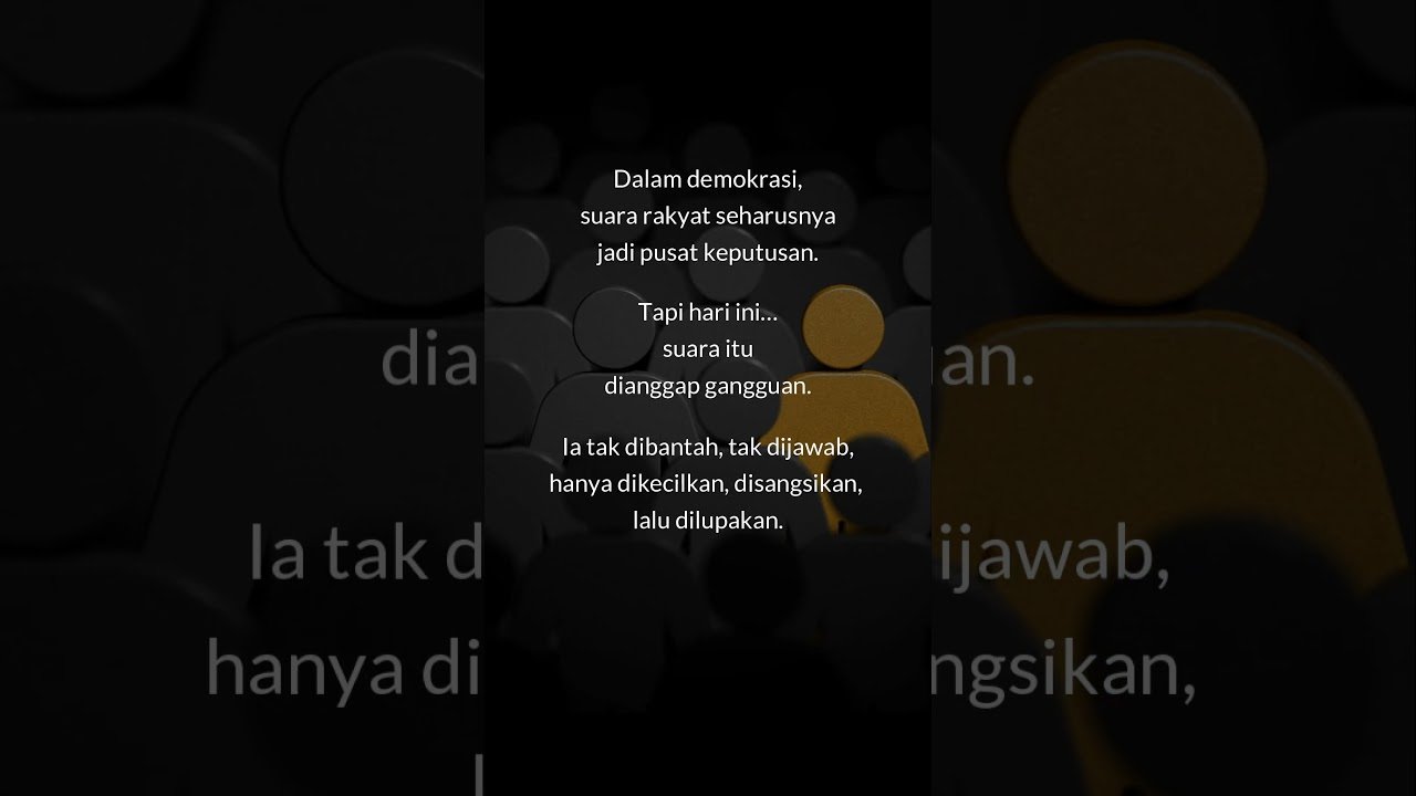 Yang Tak Didengar