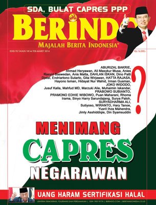 Cover Majalah Berita Indonesia Edisi 92