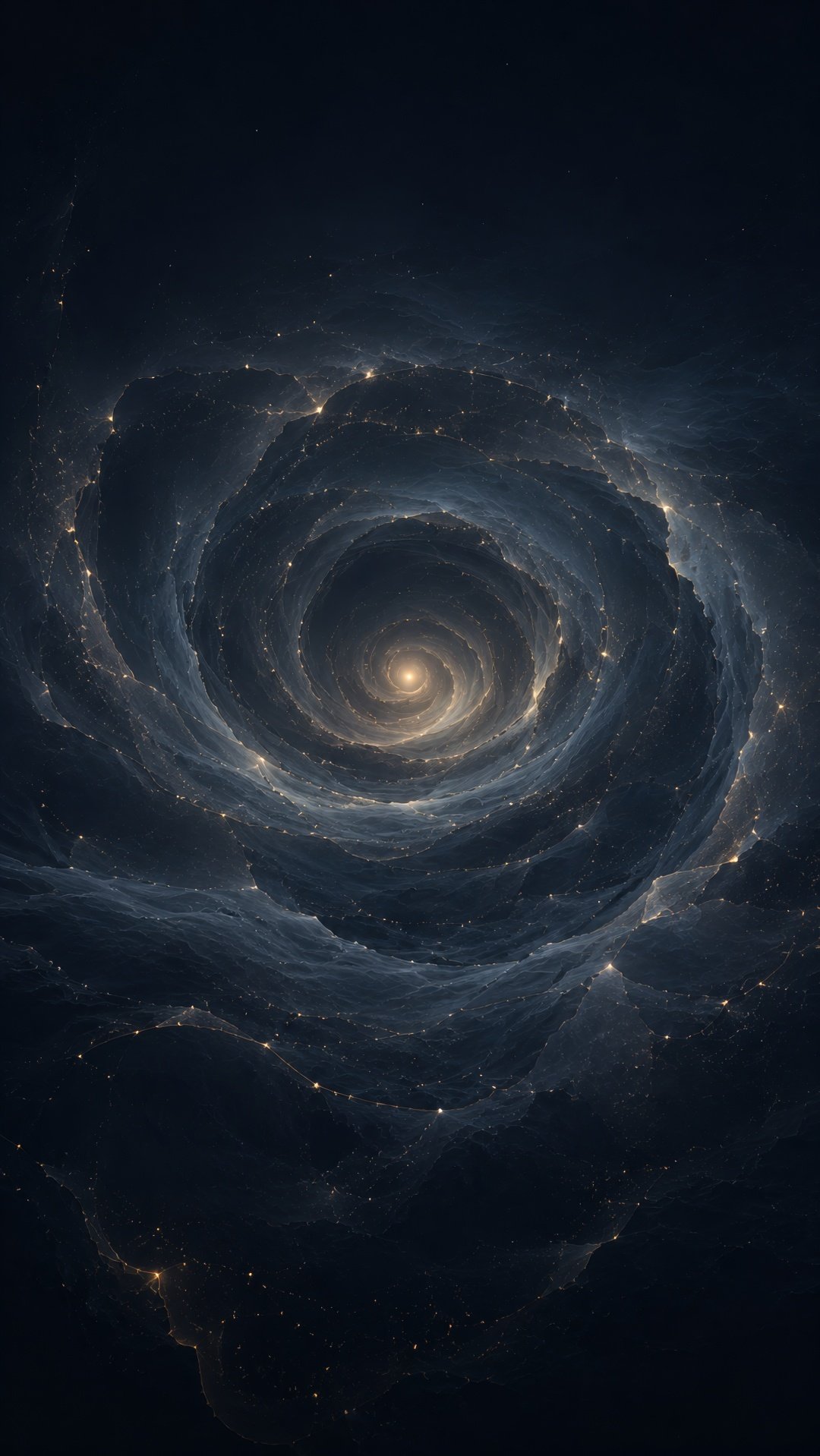 Preview wallpaper Sistem Sunyi Spiral Kesadaran versi mobile