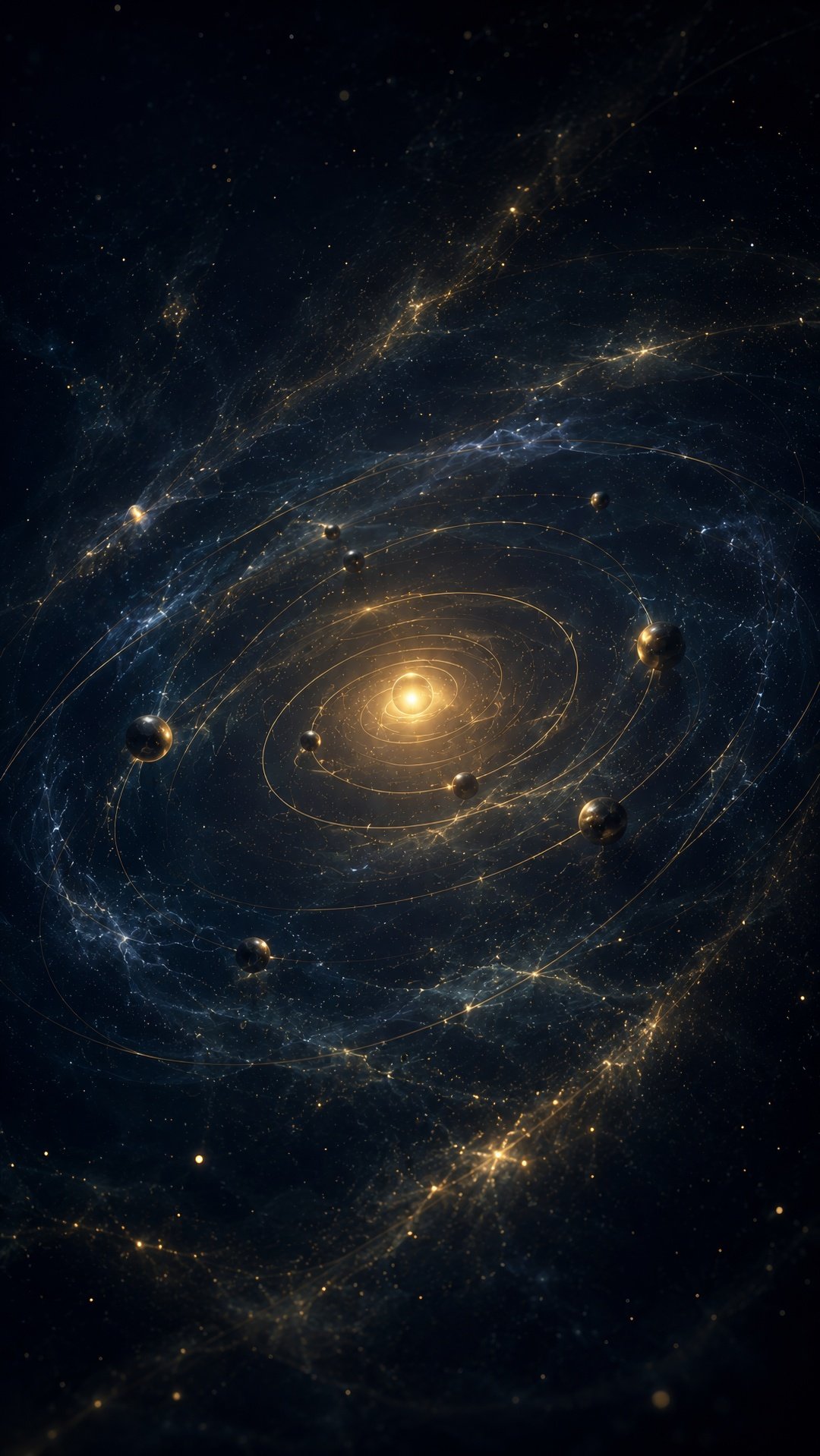 Wallpaper Sistem Sunyi Iman sebagai Gravitasi versi mobile