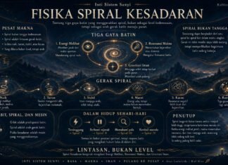 Infografik: Fisika Spiral Kesadaran