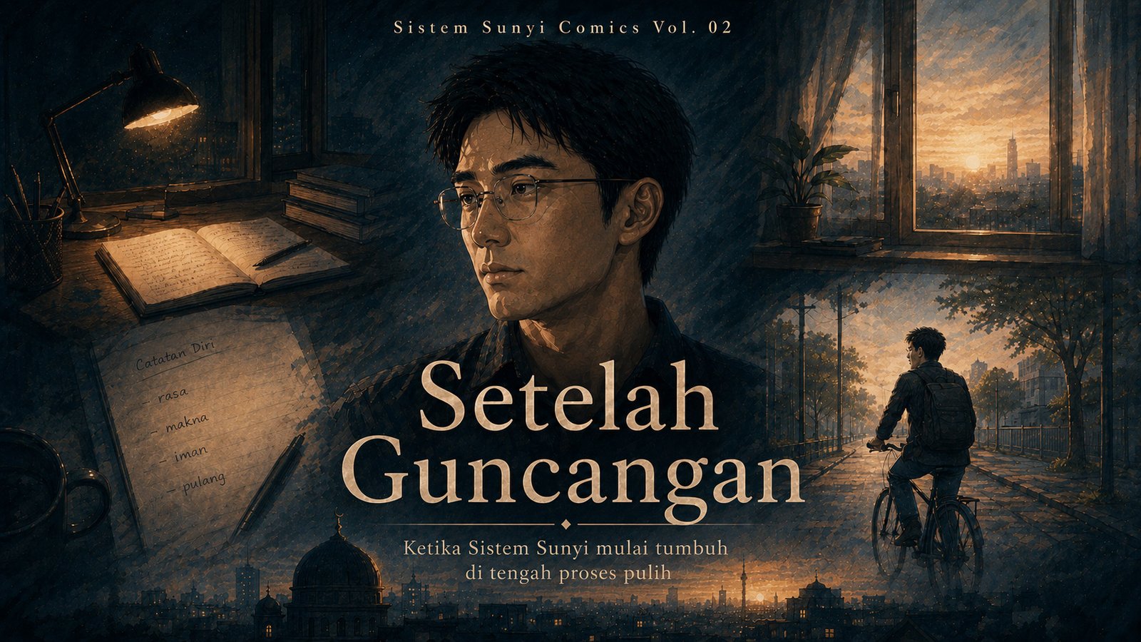 Cover Sistem Sunyi Comics Vol. 02 - Setelah Guncangan